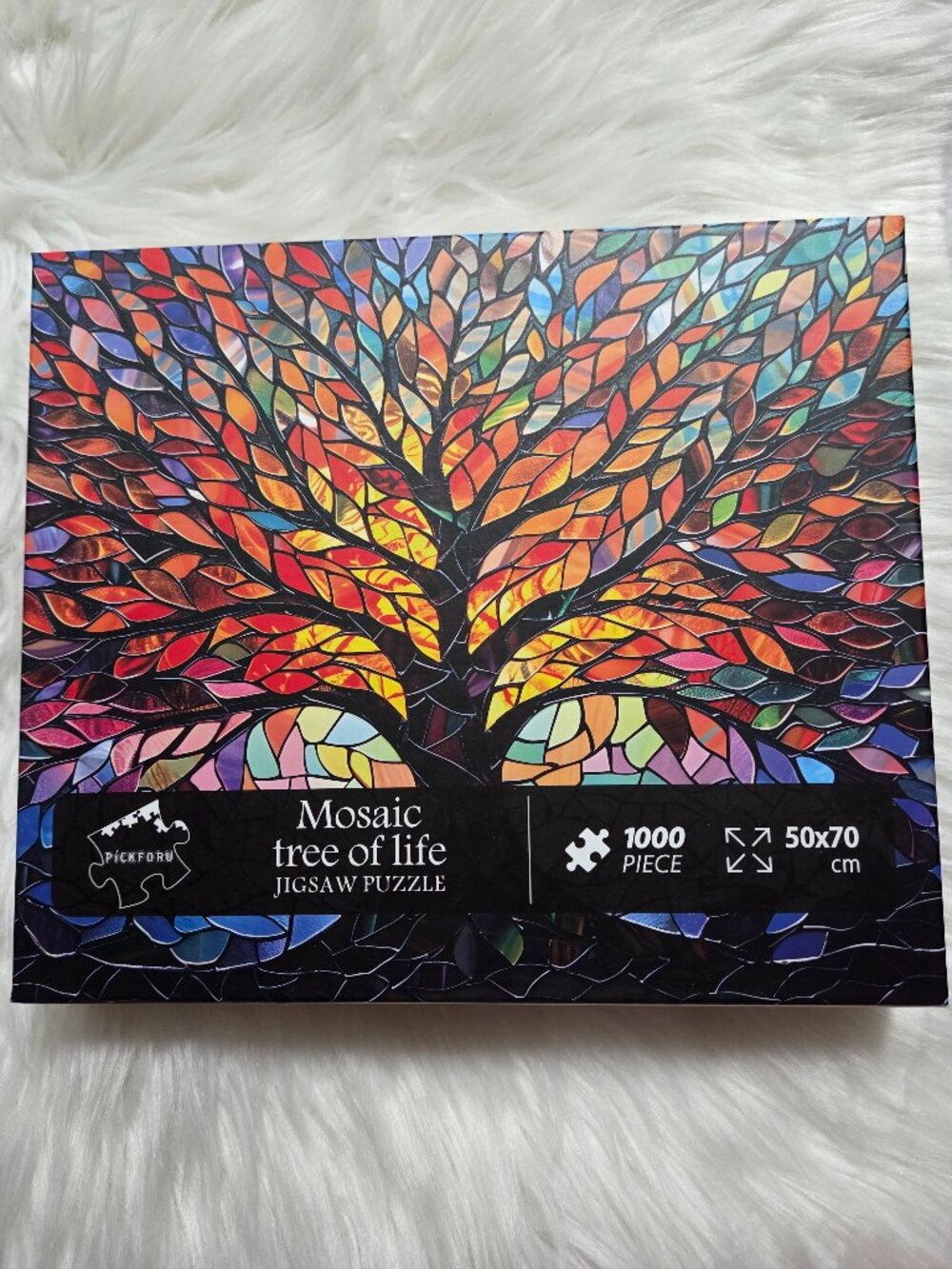 Pickforu Mosaic Tree of Life Jigsaw Puzzle